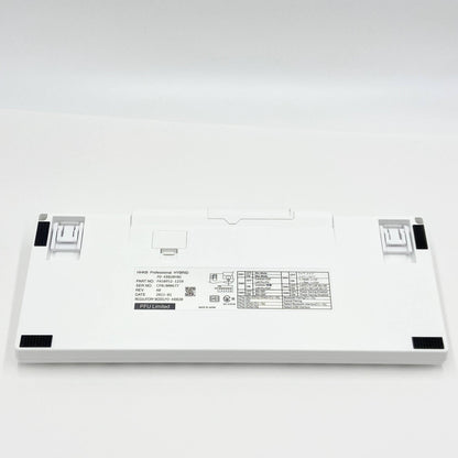 美品 PFU キーボード HHKB Professional HYBRID Type-S 雪 無刻印 PD-KB820YNS 日本語配列 元箱説明書付属【C5990-60】