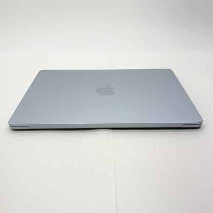 新品同様 美品 MacBook Air 13インチ (Early 2025) Apple M4 10コア 24GB SSD 512GB スカイブルー MC6V4J/A 充放電回数8回 バッテリー最大容量100%【C7977-80】