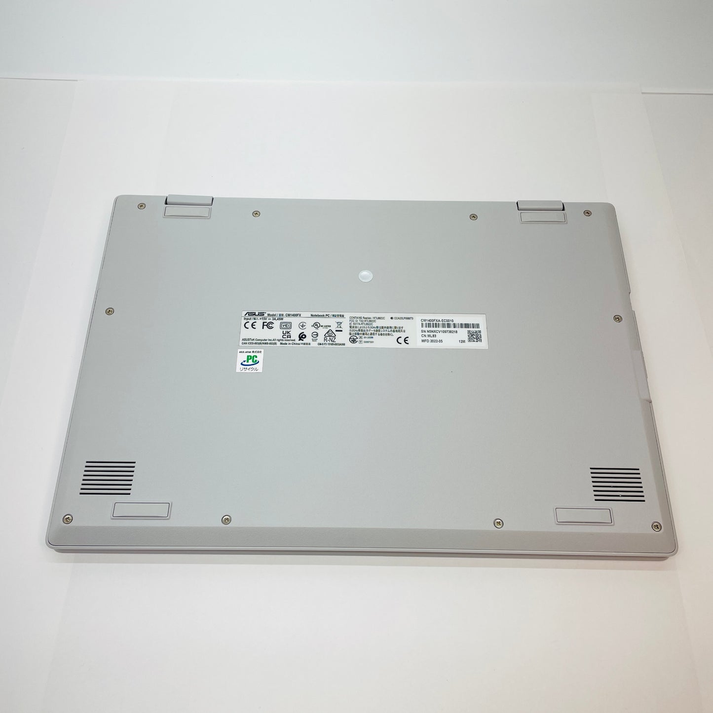 美品 ASUS chromebook CM1400FX AMD 3015Ce with Radeon Graphics 8GB eMMC 64GB 【C4720-80】