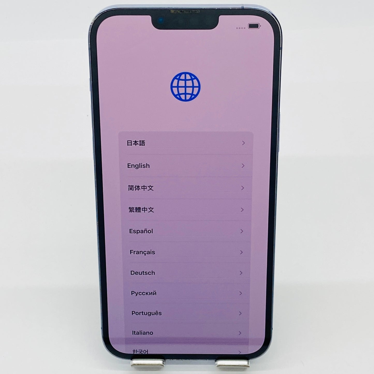 Apple iPhone13 Pro Max MLJ73J/A 128GB SIMフリー シエラブルー 【C4409-C】