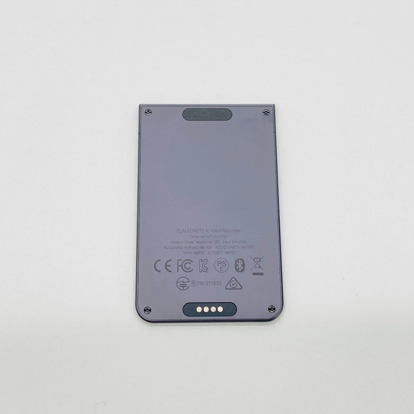Plaud Note NB-100 ブラック カード型 AIボイスレコーダー 付属品完備【C7758-C】
