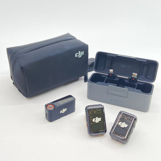 美品 DJI Mic 2 (2 TX + 1 RX + 充電ケース) ワイヤレスマイクロホン 付属品完備【C6697-60】