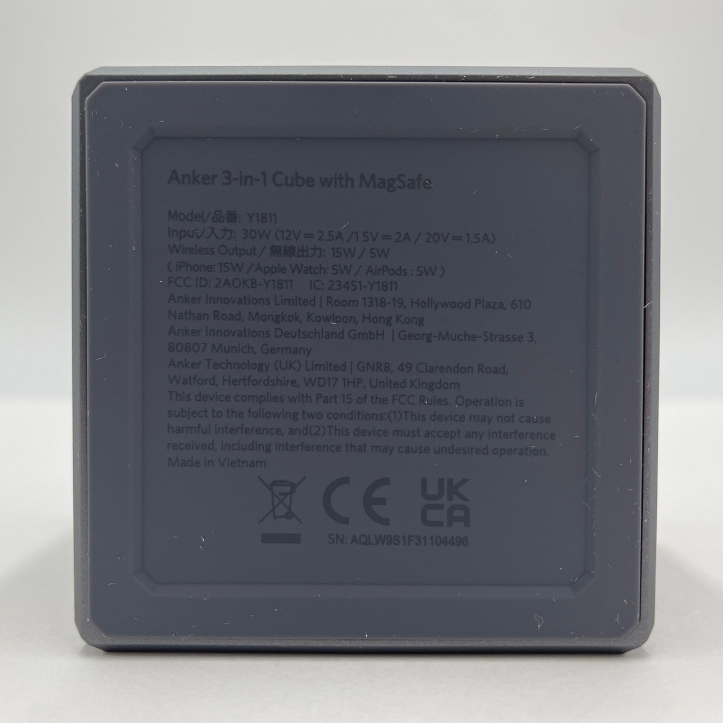 Anker 3-in-1 Cube with MagSafe Y1811 【C5997-60】