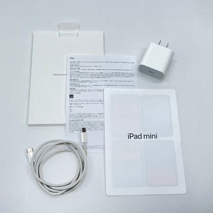 美品 iPad mini 8.3インチ Wi-Fi 128GB 2024年秋モデル MXN83J/A スターライト バッテリー最大容量100% 付属品完備【C6718-60】