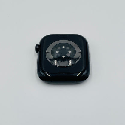 美品 Apple Watch Series 10 (GPSモデル) - 46mmジェットブラックアルミニウムケース MWX13J/A A2999 スレートミラネーゼルー バッテリー最大容量100%【C4652-60】