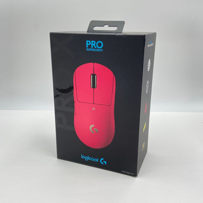 ロジクール PRO X SUPERLIGHT ワイヤレス ゲーミング マウス G-PPD-003WL-MG（マゼンタ）【C6235-60】