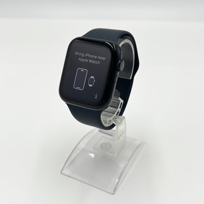 美品 Apple Watch SE3 GPSモデル 44mm A3325 MEHQ4J/A ミッドナイト スポーツバンド バッテリー最大容量100%【C5698-C】