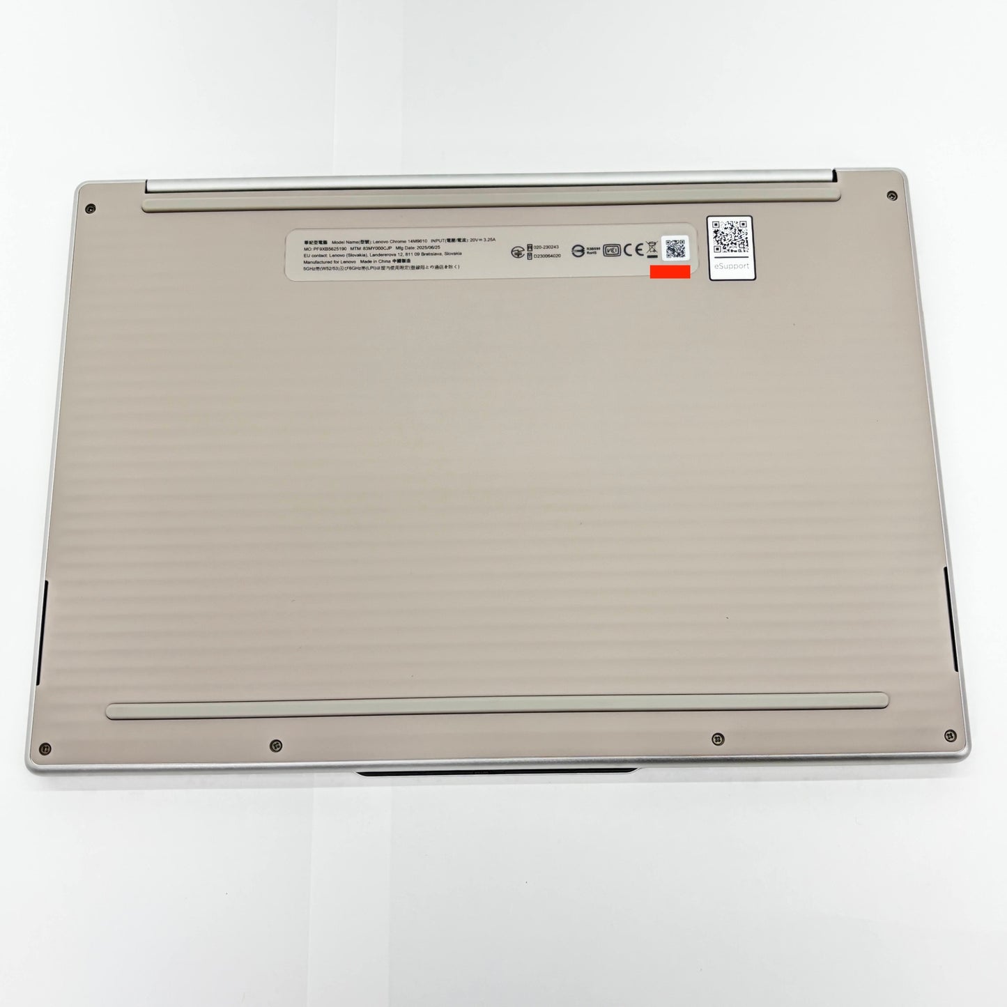 新品同様 美品 Lenovo Chromebook Plus Gen 10 83MY000CJP (14M9610 )  Kompanio Ultra 910 16GB UFS 256GB サイクルカウント1回【C5935-80】