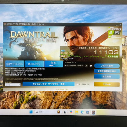 LENOVO 81Y4 IdeaPad Gaming 3 15.6インチ ノートパソコン i7-10750H 16GB SSD 256GB GTX 1650Ti  Windows11 Home 　【C2249-80】