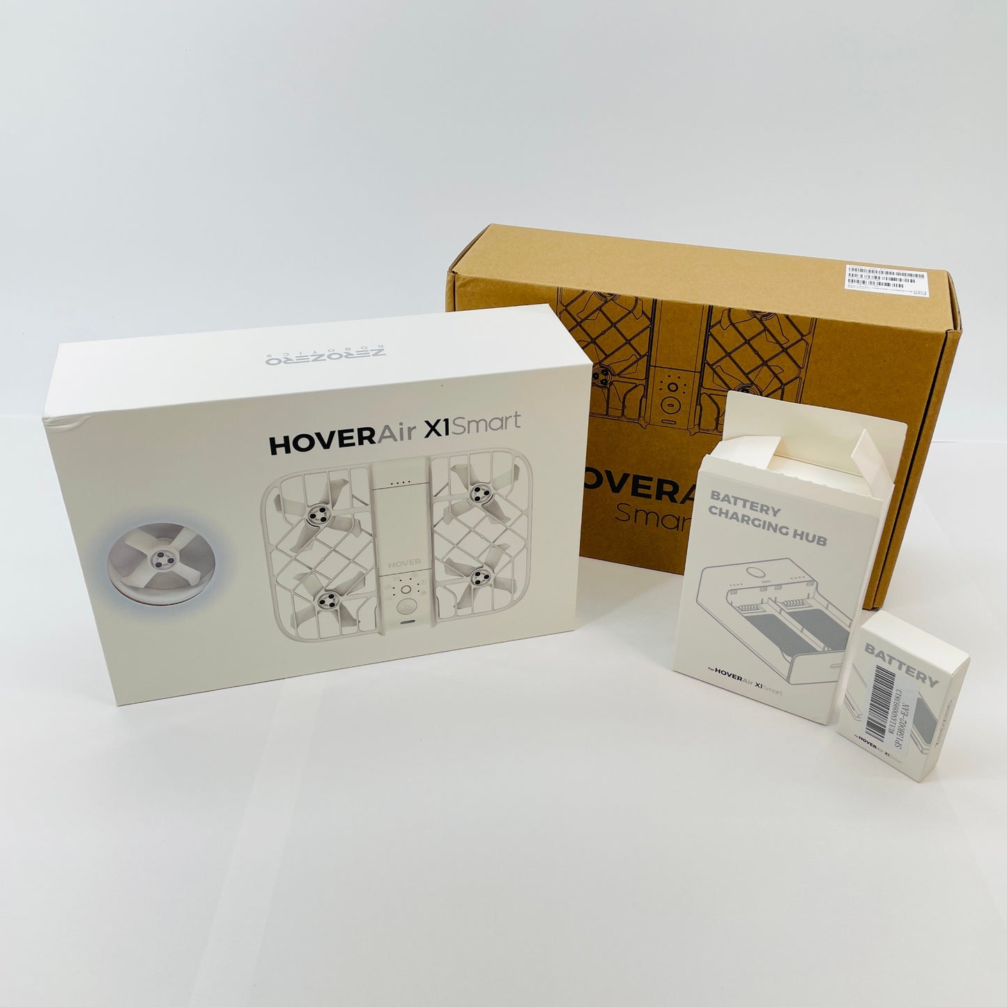 美品 HOVER Air X1 Smart 付属品完備 別売充電ハブ、バッテリー1個付属【C4723-80】