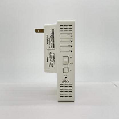 ELECOM エレコム Wi-Fi 6 中継器 ハイパワーモデル WTC-X1800GC-W ホワイト【C7232-60】