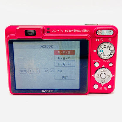 SONY/ソニー Cyber-shot DSC-W170 コンパクトデジタルカメラ【C4179-C】