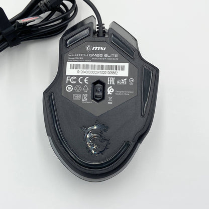 美品　MSI CLUTCH GM20 ELITE ゲーミングマウス【C6132-60】