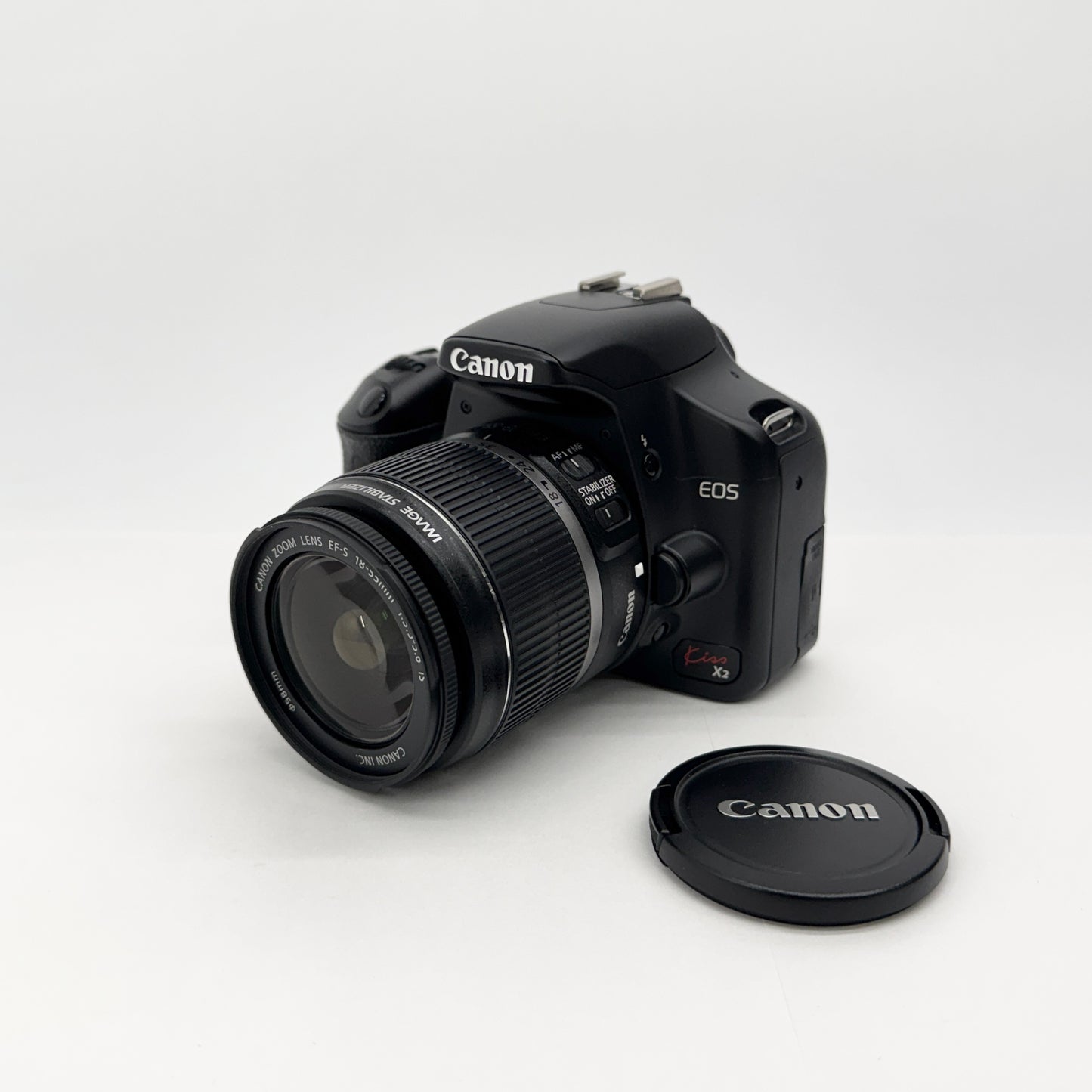 美品 Canon EOS Kiss X2 レンズキット EF-S18-55mm F3.5-5.6 IS【C8833-60】