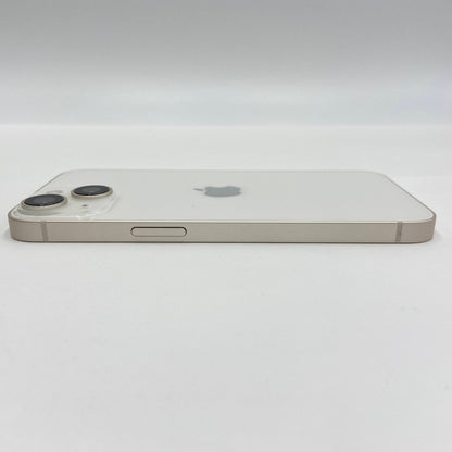 美品 Apple iPhone14 MPUQ3J/A 128GB SIMフリー スターライト バッテリー最大容量91%【C4819-C】