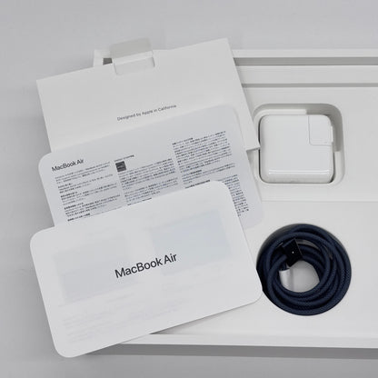 美品 MacBook Air 13インチ 2025 M4 16GB 256GB MW123J/A ミッドナイト バッテリー最大容量100% 【C8440-80】