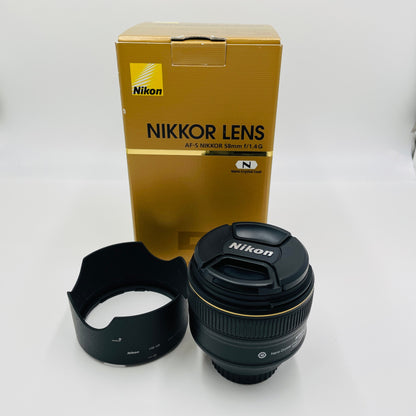 美品 Nikon AF-S NIKKOR 58mm f/1.4G  単焦点レンズ 【C4024-80】