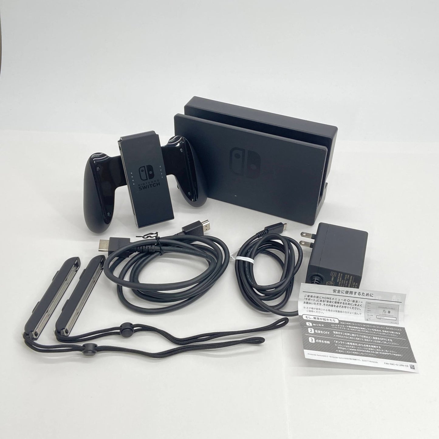 美品 Nintendo Switch Joy-Con ネオンブルー/ネオンレッド HAC-001 【C6084-80】