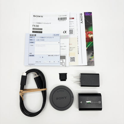 美品 SONY FX30 ILME-FX30B ボディ【C8704-80】
