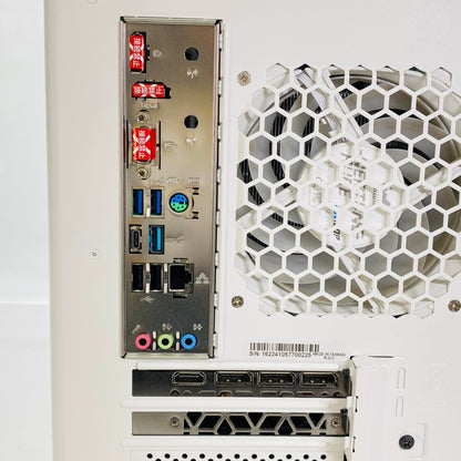 美品 FRONTIER FRGKB760/WS111/NTK i5 14400F 32GB SSD1TB RTX4060 Ti   C3861  140サイズ発送