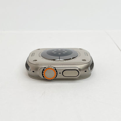 美品 Apple Watch Ultra GPS+Cellularモデル 49mm MNHH3J/A オレンジアルパインループ サイズ:S バッテリー最大容量100%【C6218-60】