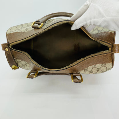 Gucci オールドグッチ GGキャンバス ボストンバッグ　【C4592】