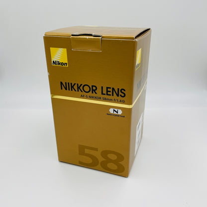 美品 Nikon AF-S NIKKOR 58mm f/1.4G  単焦点レンズ 【C4024-80】