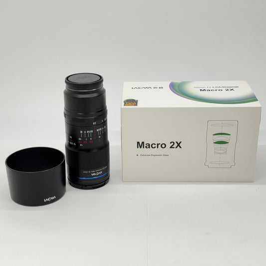 美品 LAOWA 100mm F2.8 2X Ultra Macro APO LAO0043 ソニーFEマウント【C6845-80】
