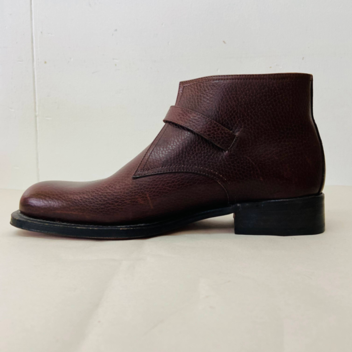 保管品 HERMES エルメス ストラップ ショートブーツ メンズ 39 1/2  i19207