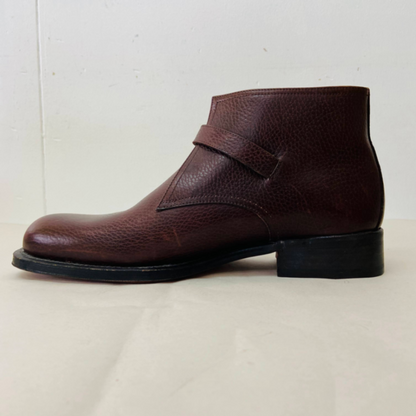 保管品 HERMES エルメス ストラップ ショートブーツ メンズ 39 1/2  i19207