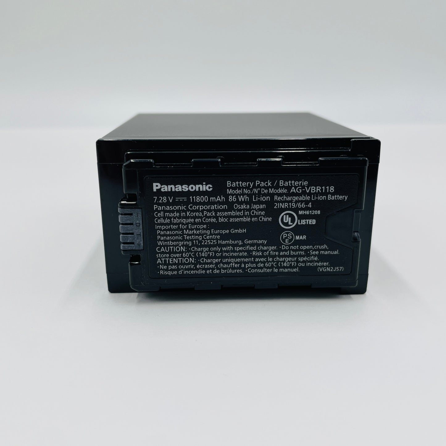 Panasonic AG-VBR118 純正バッテリーパック【C4576-60】