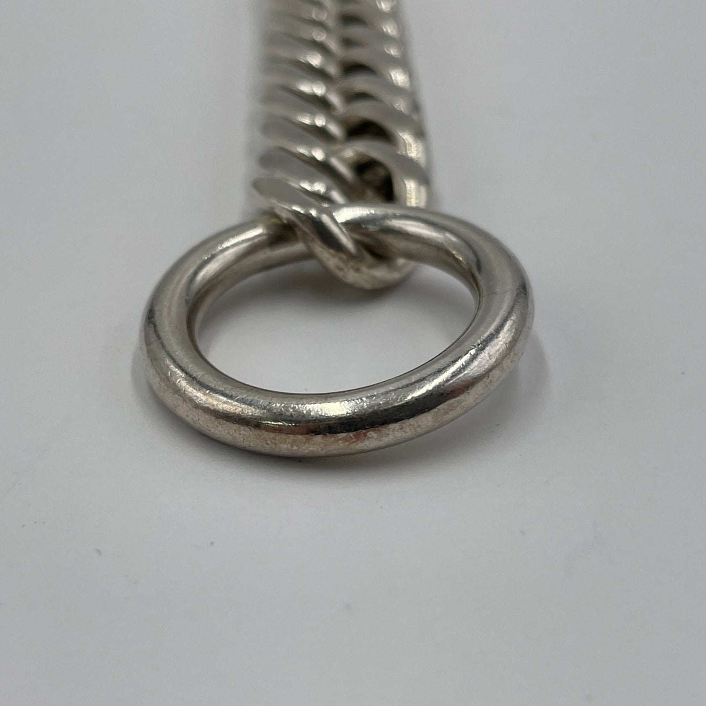 Bottega Veneta ボッテガヴェネタ シルバー アルジェントアンティークブレスレット サイズ:M【C4708-N】