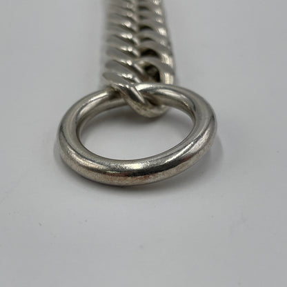 Bottega Veneta ボッテガヴェネタ シルバー アルジェントアンティークブレスレット サイズ:M【C4708-N】