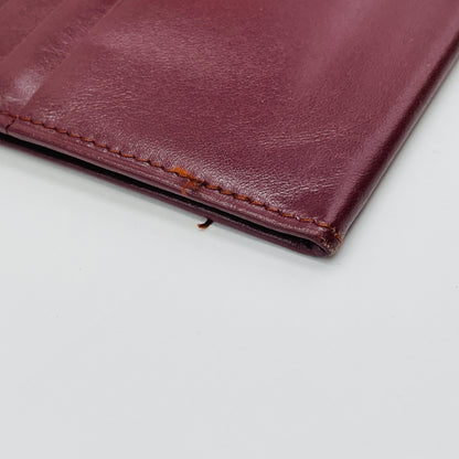 カルティエ ヴィンテージ マストライン カード パスケース 名刺入れ C2ロゴ レザー ボルドー Cartier【C3704-N】