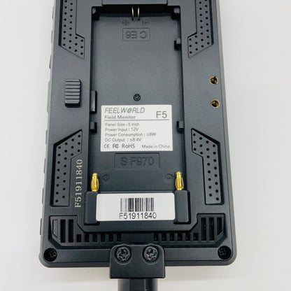 FEELWORLD F5 4Kフィールドモニター 5インチ　【C4350-60】