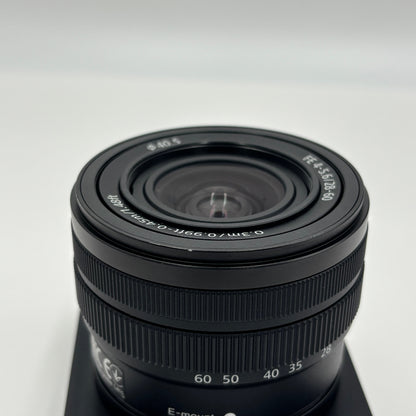 美品 SONY VLOGCAM ZV-E1L FE 28-60mm F4-5.6 SEL2860 ズームレンズキット【C7646-60】