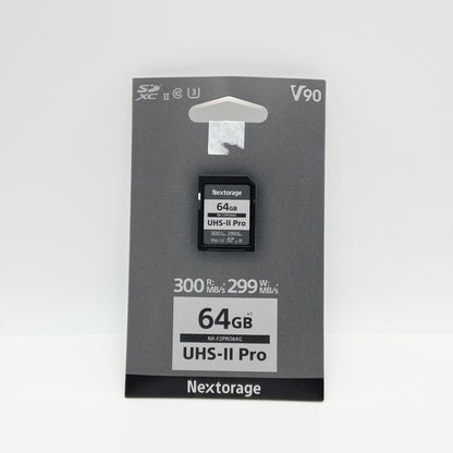 Nextorage UHS-II V90 64GB SDカード NX-F2PRO64G【C5705-N】