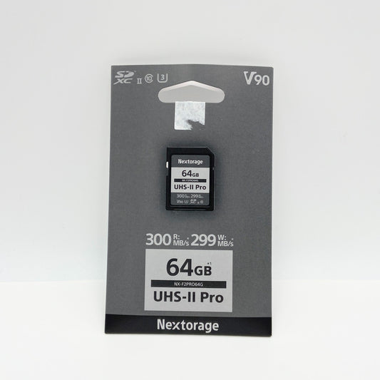 Nextorage UHS-II V90 64GB SDカード NX-F2PRO64G【C5705-N】