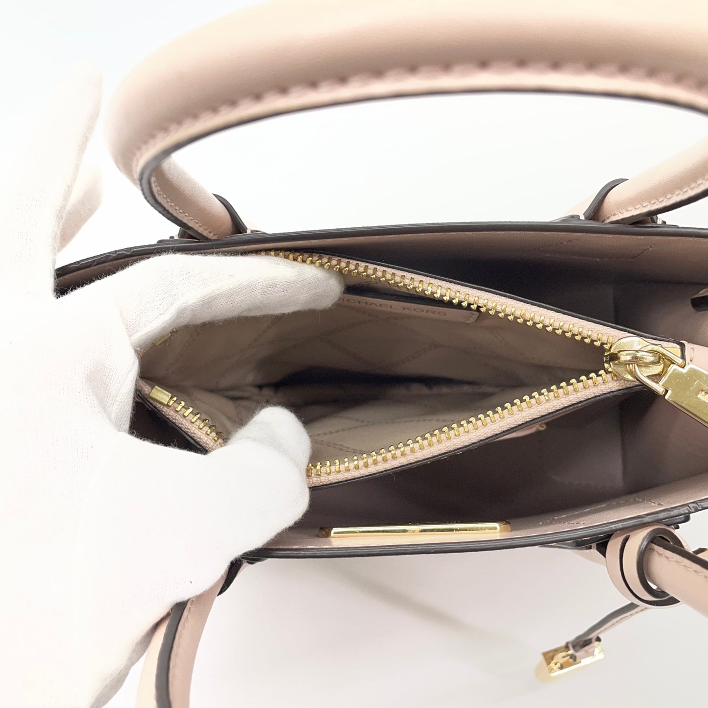 MICHAEL KORS アコーディオン　ハンドバッグ　【C5087-120】