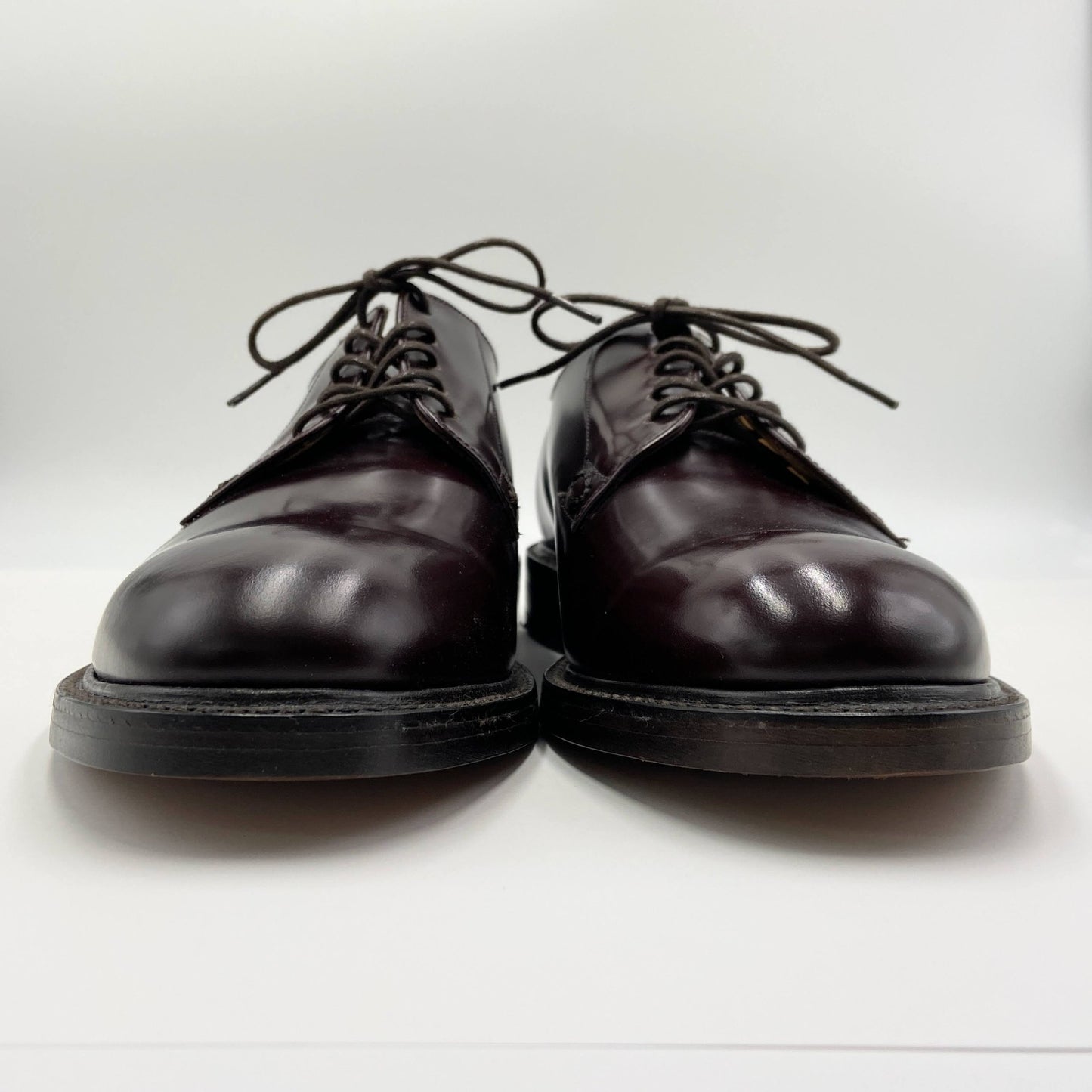 未使用 Loake SHOEMAKERS ローク 英国製 ポリッシュドレザー プレーントゥ ビジネスシューズ　【C5810-80】