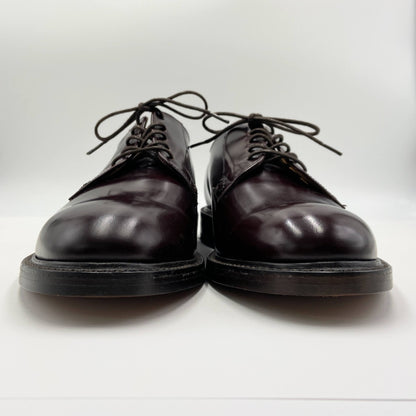 未使用 Loake SHOEMAKERS ローク 英国製 ポリッシュドレザー プレーントゥ ビジネスシューズ　【C5810-80】