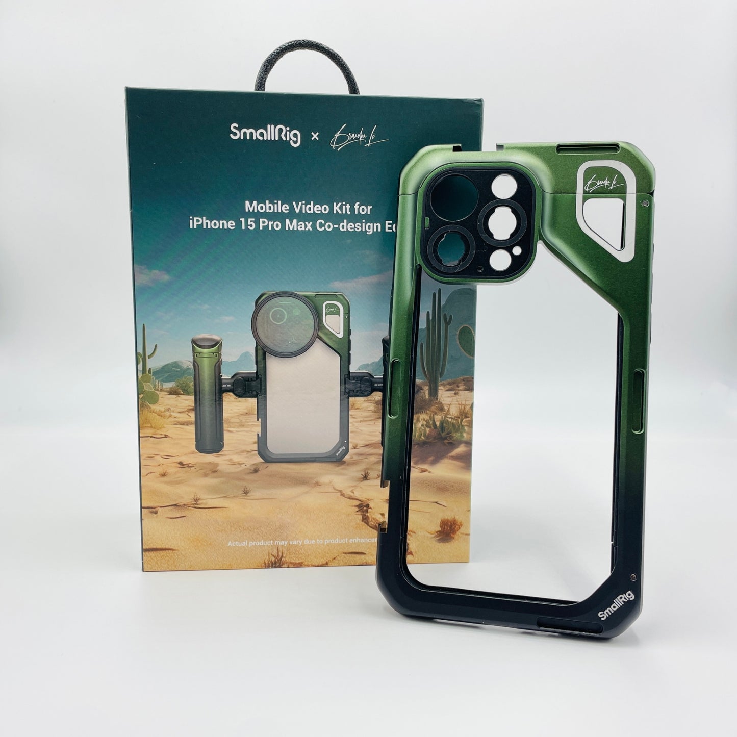 SmallRig Brandon Li Mobile Video Kit for iPhone 15 Pro Max Co-design Edition 　【C4355-60】