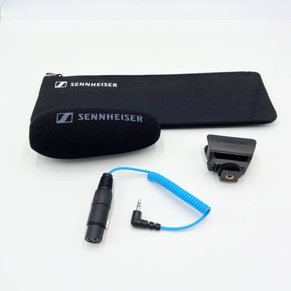 美品 SENNHEISER MKE 600 ショットガンマイク（カメラ用マイク）付属品完備	【C5209-80】