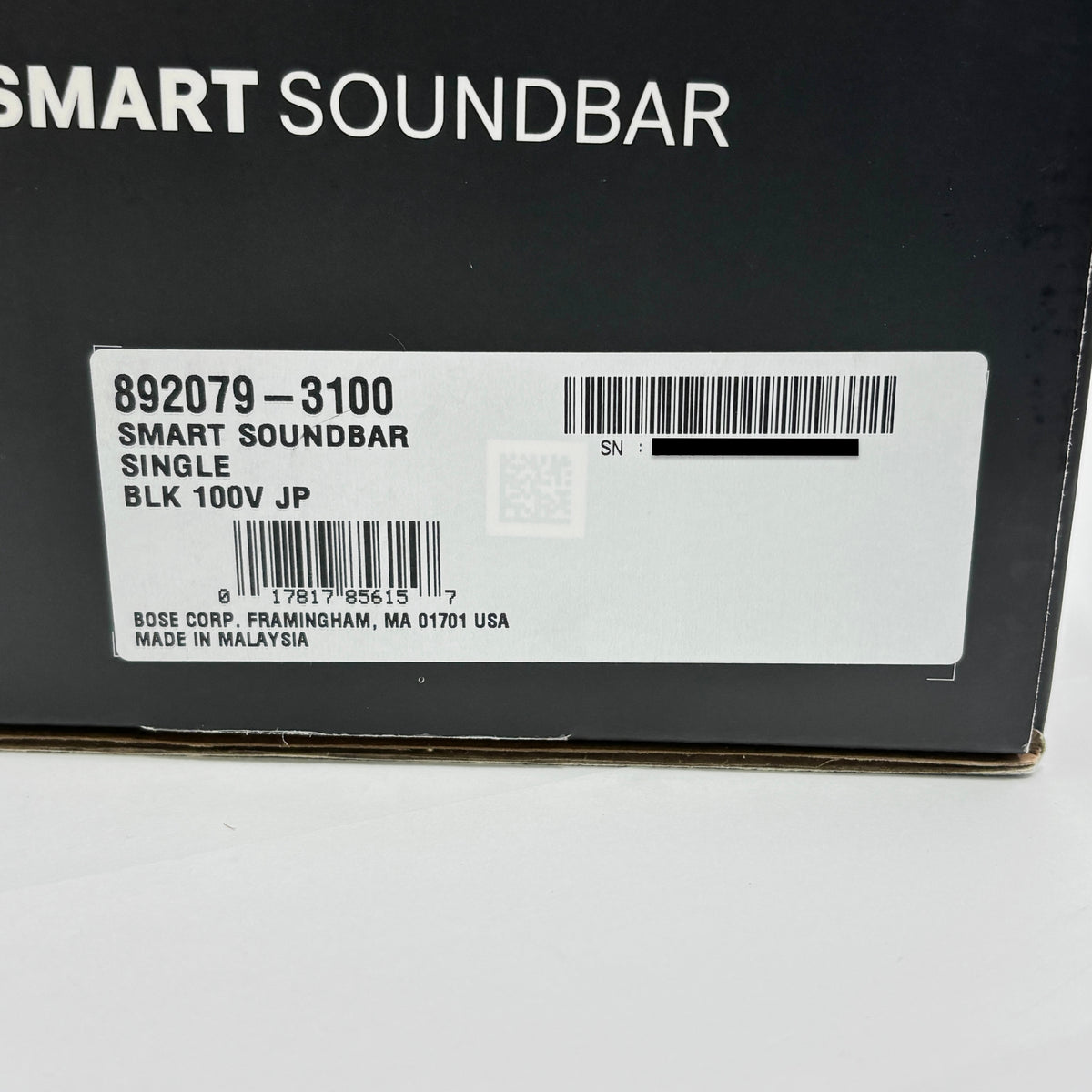 美品 Bose Smart Soundbar 600 モデル 439269 ボーズ スマート サウンドバー Bluetooth スピーカー【C9162-140】