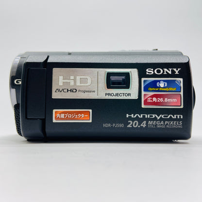 SONY HANDYCAM HDR-PJ590V デジタルビデオカメラ 本体/バッテリー セット ハンディカム【C3975-60】