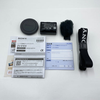美品 ソニー SONY VLOGCAM ZV-E10 II ボディ 【C4586】