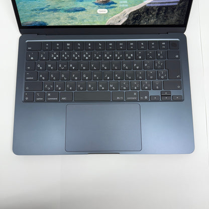 新品同様 美品 Apple MacBook Air M4 13インチ FW123J/A ミッドナイト 16GB 256GB  バッテリー最大容量100% 限定保証あり　【C5142-80】