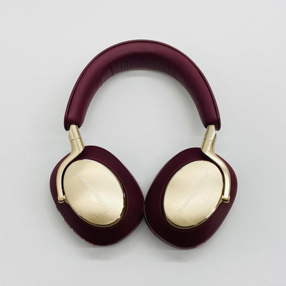 美品 Bowers & Wilkins Px8 ノイズキャンセリング ワイヤレスヘッドホン ロイヤル・バーガンディ【C7516-80】