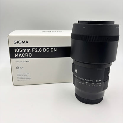 美品 新品同様 SIGMA 105mm F2.8 DG DN MACRO Art　【C5495-60】