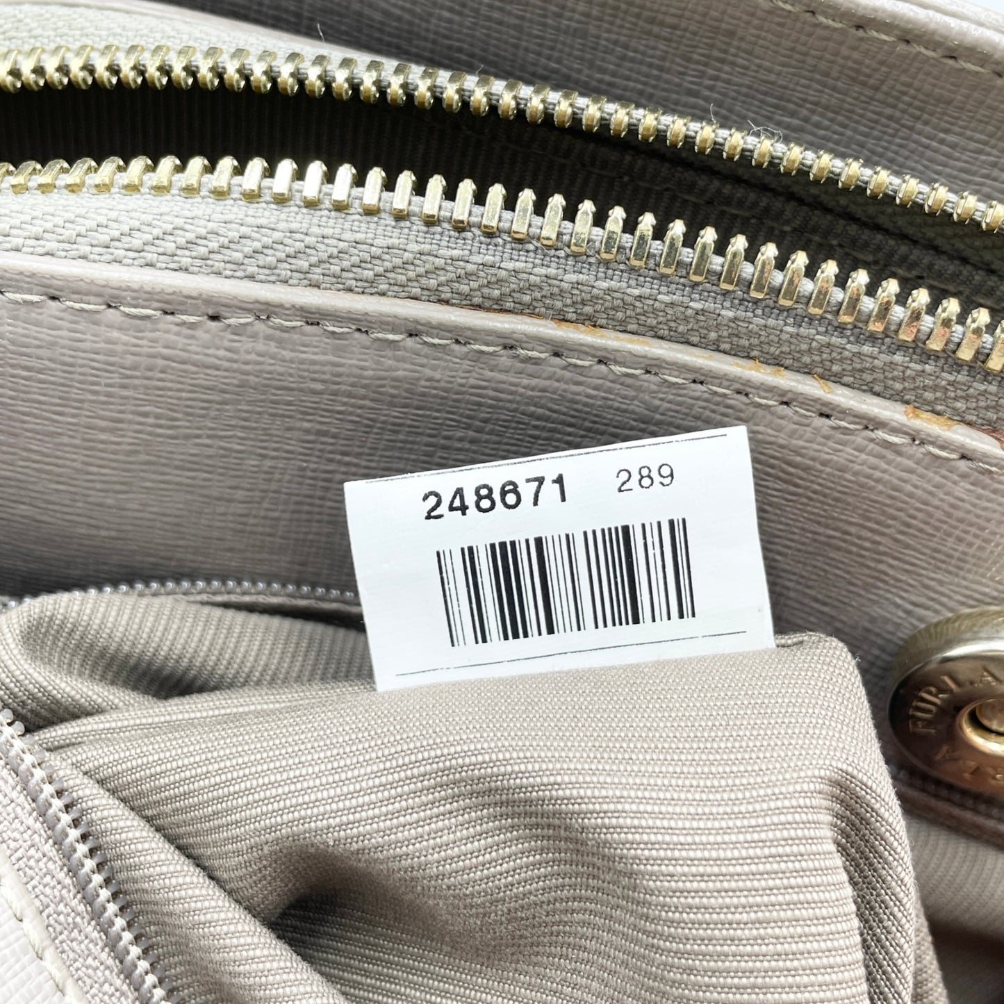 FURLA フルラ 2way トートバッグ ショルダーバッグ グレー　【C7993】